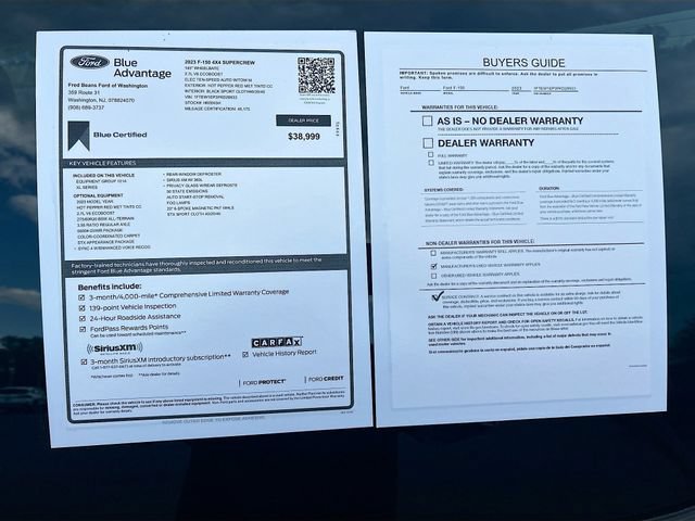 Certified 2023 Ford F150 XL w/ STX Appearance Package AWD/4WD image 40