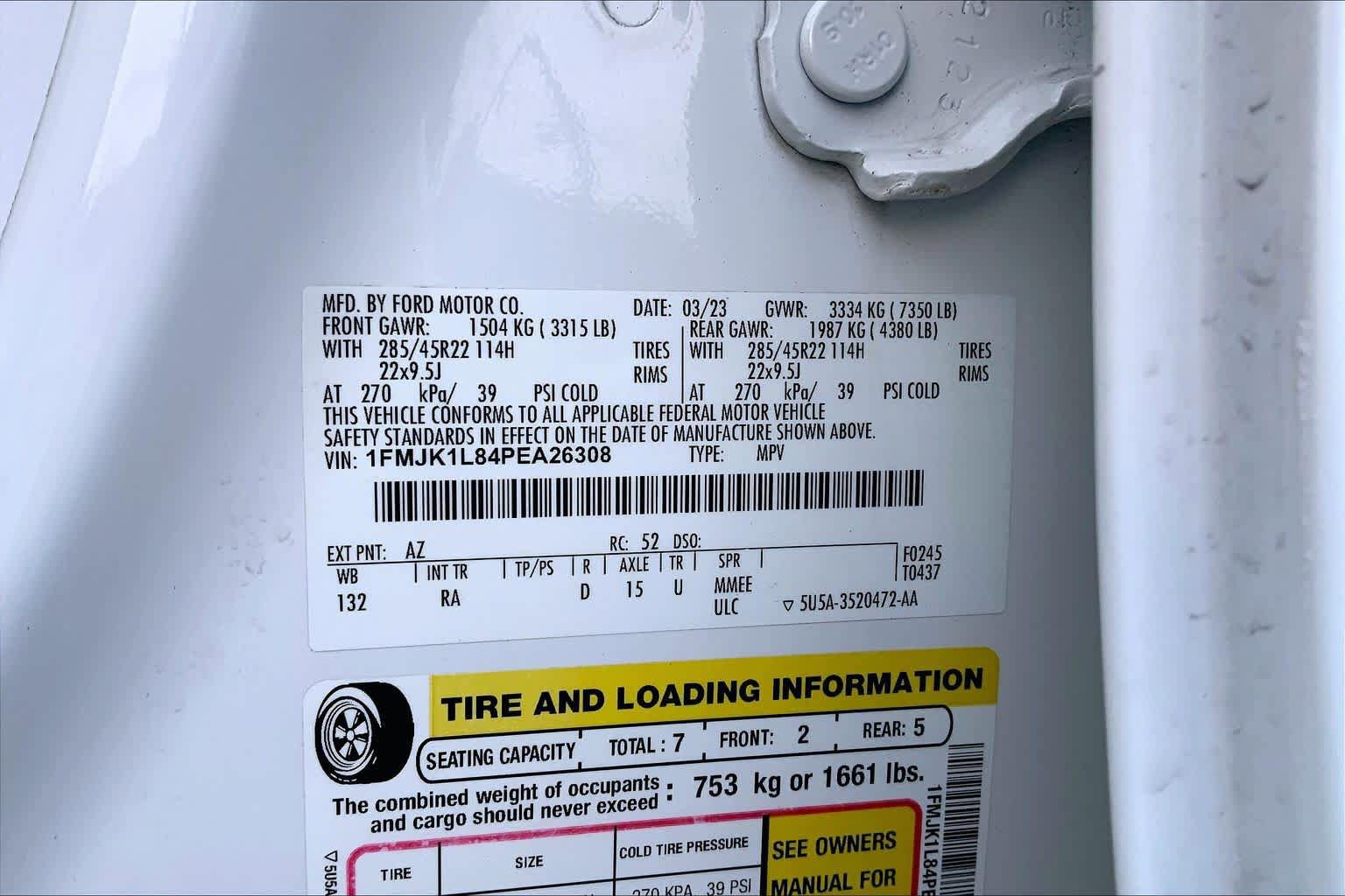 Certified 2023 Ford Expedition Max Platinum RWD image 71