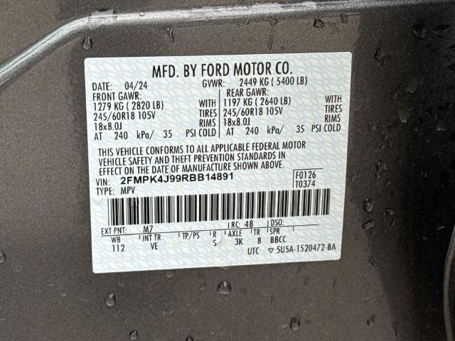 Certified 2024 Ford Edge SEL w/ Convenience Package AWD/4WD image 23