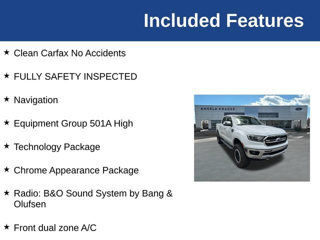Certified 2022 Ford Ranger Lariat w/ Equipment Group 501A High AWD/4WD image 5