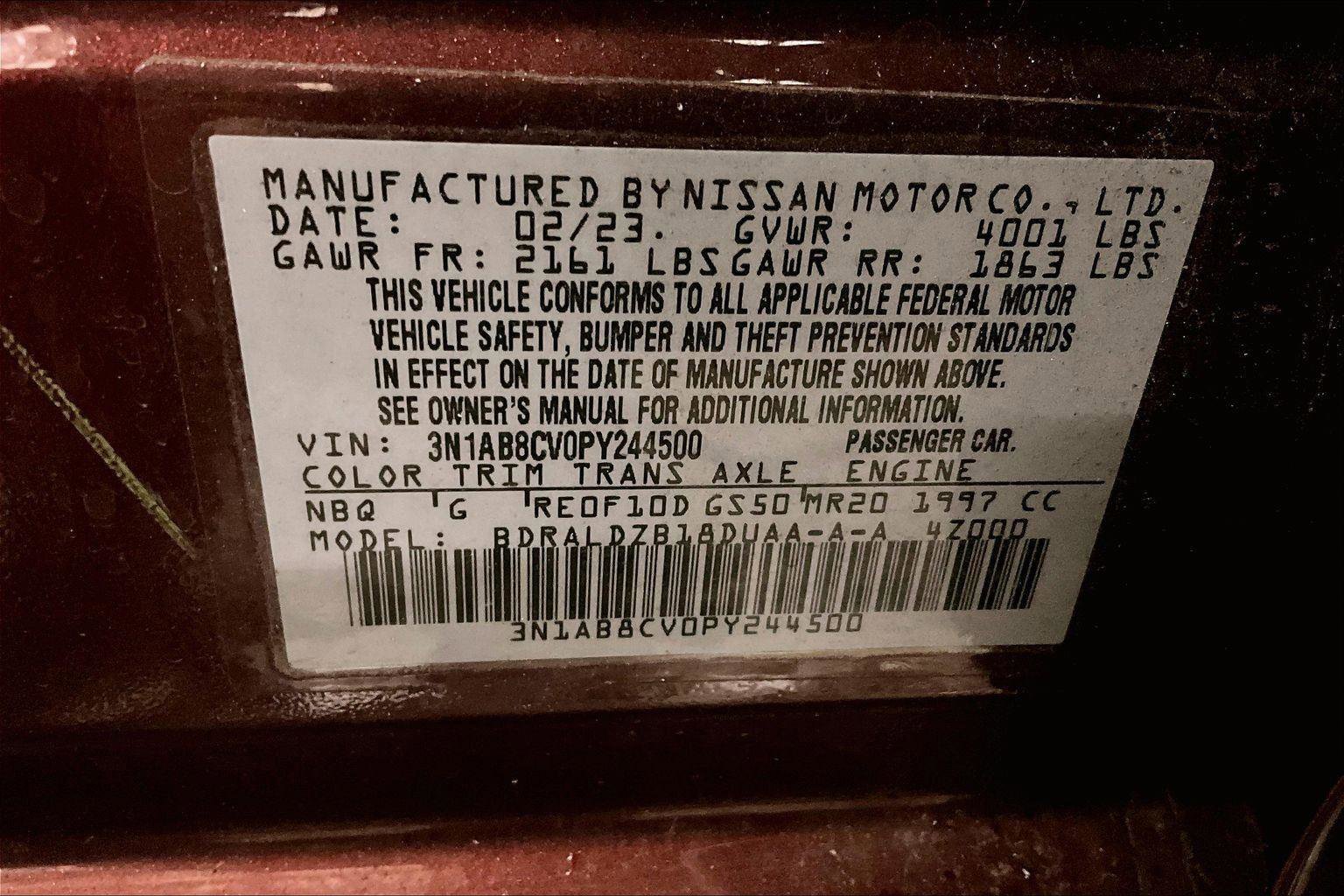 Used 2023 Nissan Sentra SV w/ All-Weather Package image 32