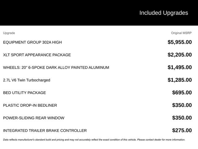 Certified 2023 Ford F150 XLT w/ Equipment Group 302A High image 6