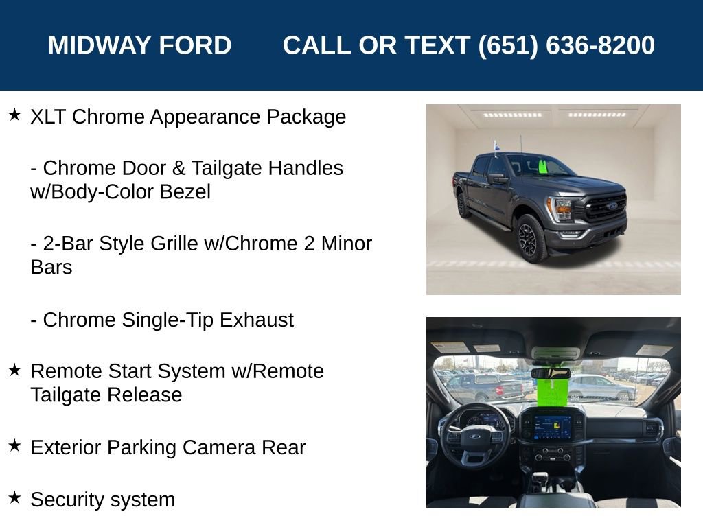 Certified 2023 Ford F150 XLT w/ Equipment Group 302A High AWD/4WD image 36