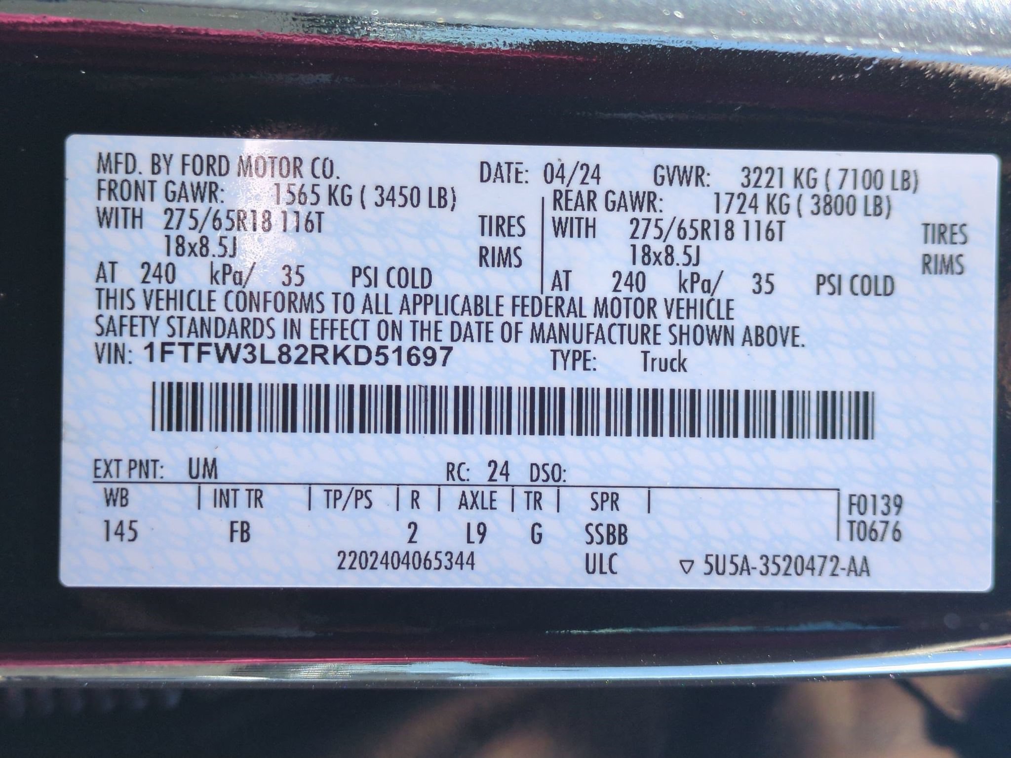 Certified 2024 Ford F150 XLT w/ Tow/Haul Package AWD/4WD image 29