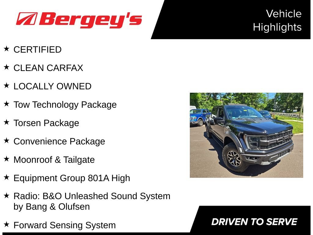 Certified 2022 Ford F150 Raptor w/ Equipment Group 801A High AWD/4WD image 5