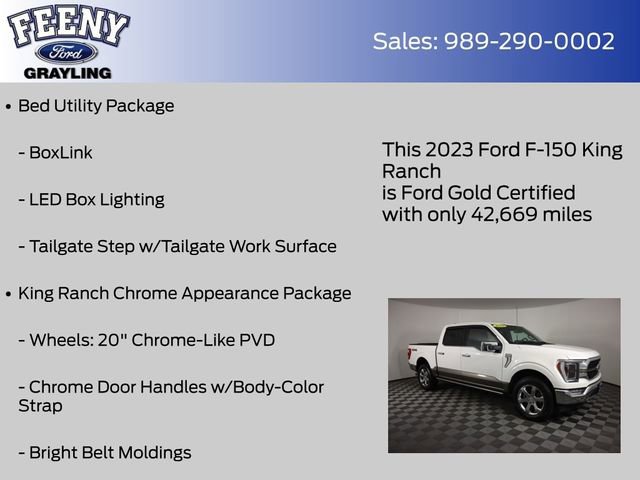 Certified 2023 Ford F150 King Ranch AWD/4WD image 15