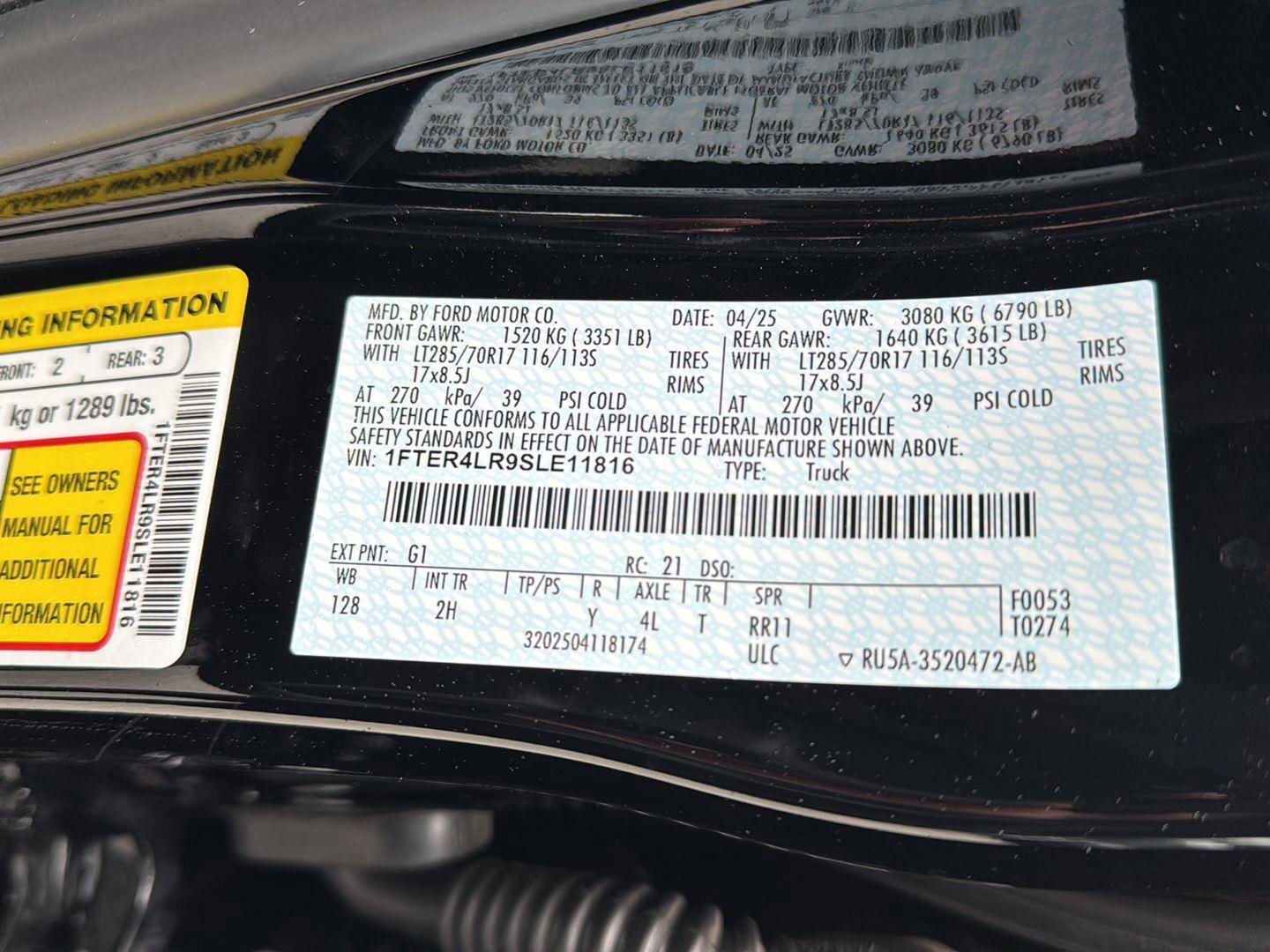 Certified 2025 Ford Ranger Raptor image 35