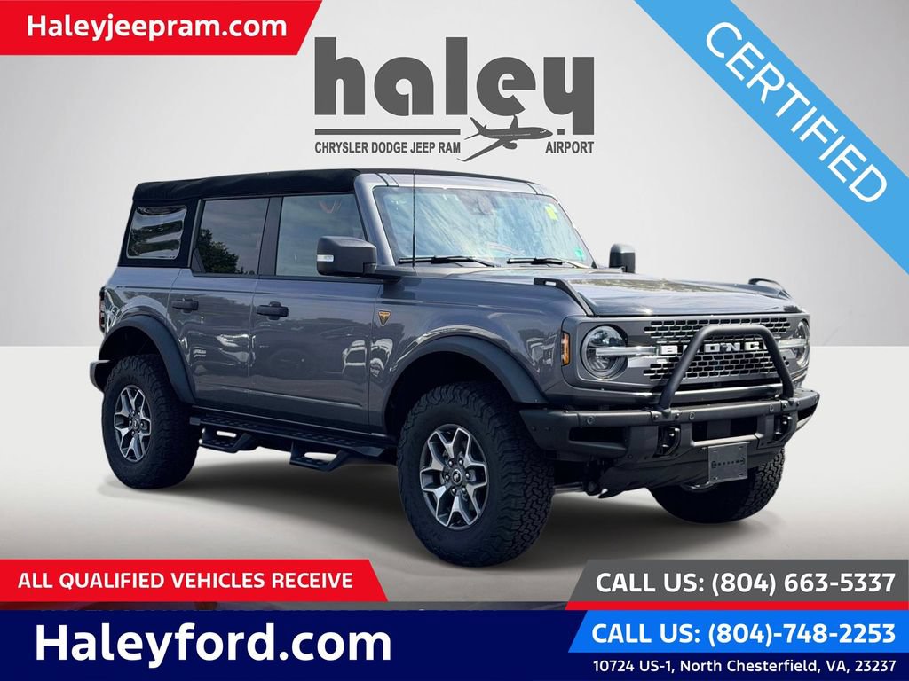 Certified 2024 Ford Bronco Badlands AWD/4WD image 1