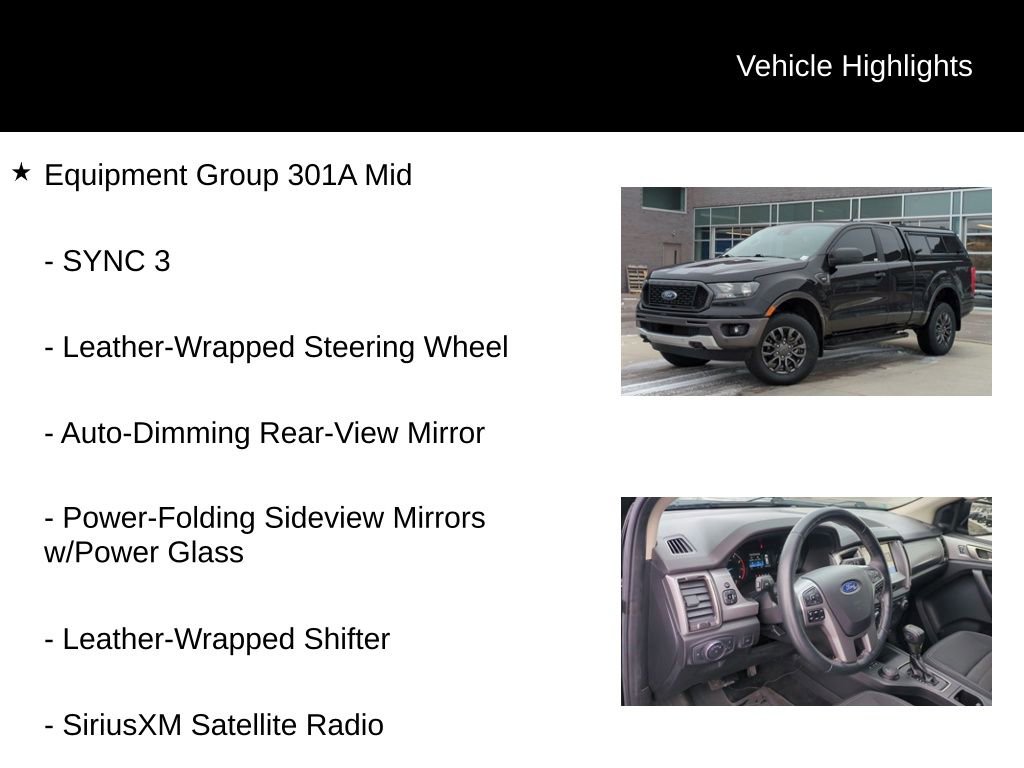 Certified 2019 Ford Ranger XLT w/ Equipment Group 301A Mid image 6