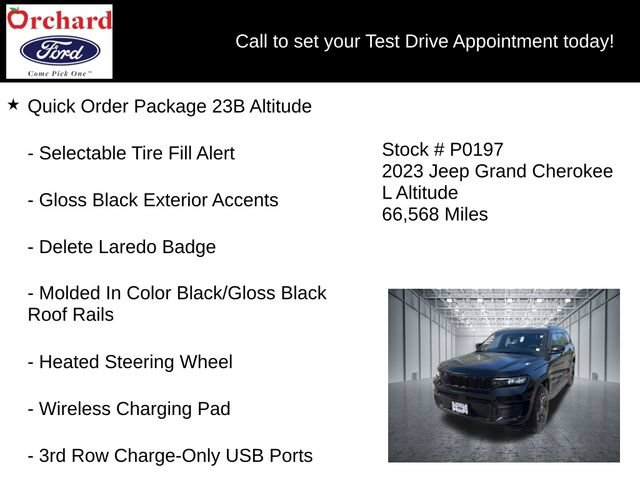 Used 2023 Jeep Grand Cherokee L Laredo AWD/4WD image 13
