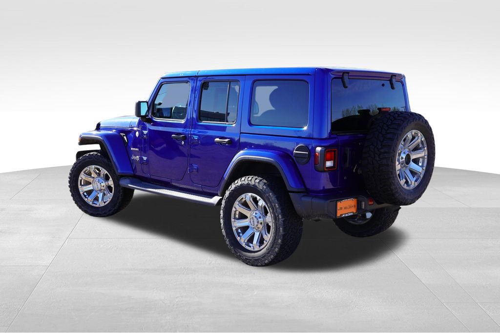 Used 2019 Jeep Wrangler Unlimited Sahara w/ Uconnect 4C Nav & Sound Group AWD/4WD image 7