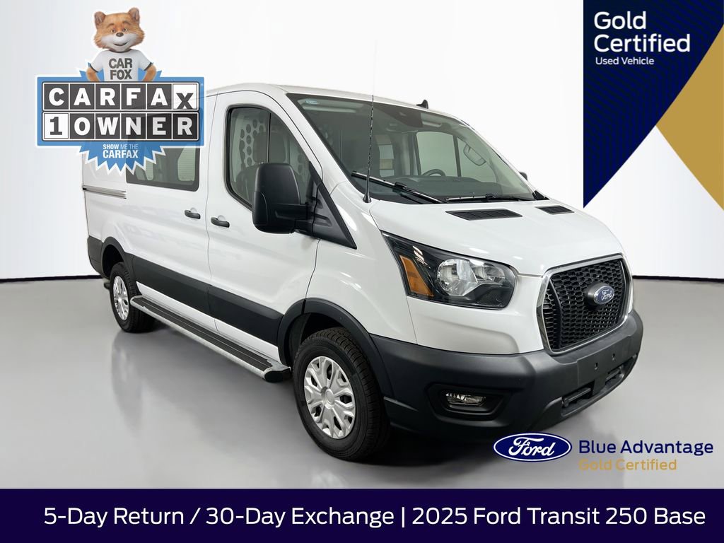Certified 2025 Ford Transit 250 Low Roof w/ Exterior Upgrade Package