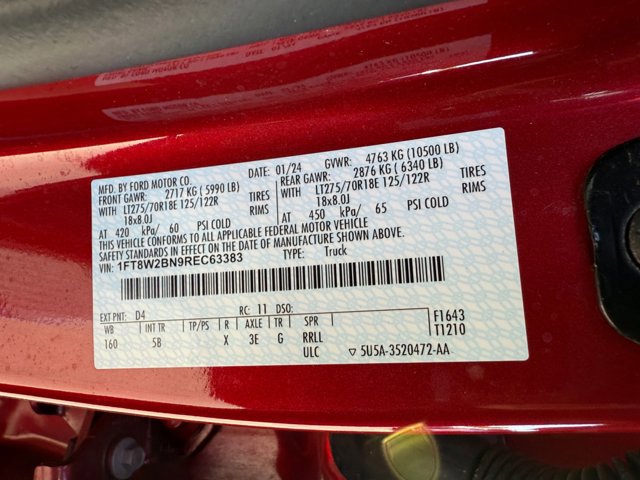 Certified 2024 Ford F250 Lariat w/ Lariat Ultimate Package image 40