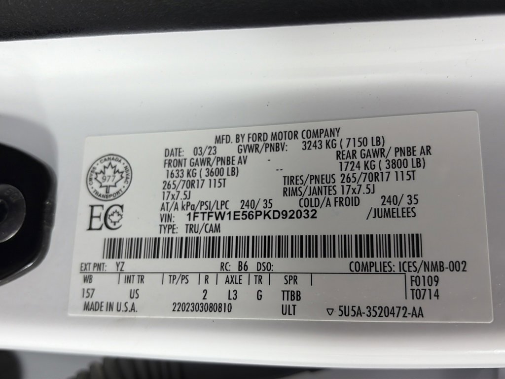 Certified 2023 Ford F150 XLT w/ Equipment Group 301A Mid image 9