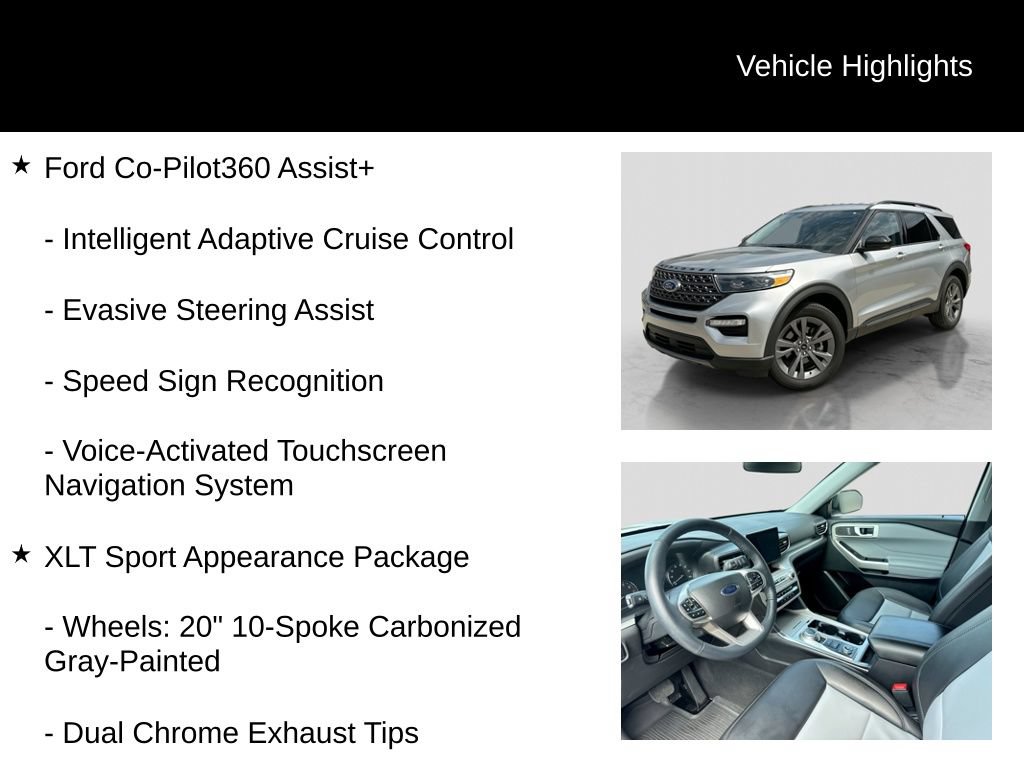 Certified 2023 Ford Explorer XLT w/ Equipment Group 202A AWD/4WD image 11