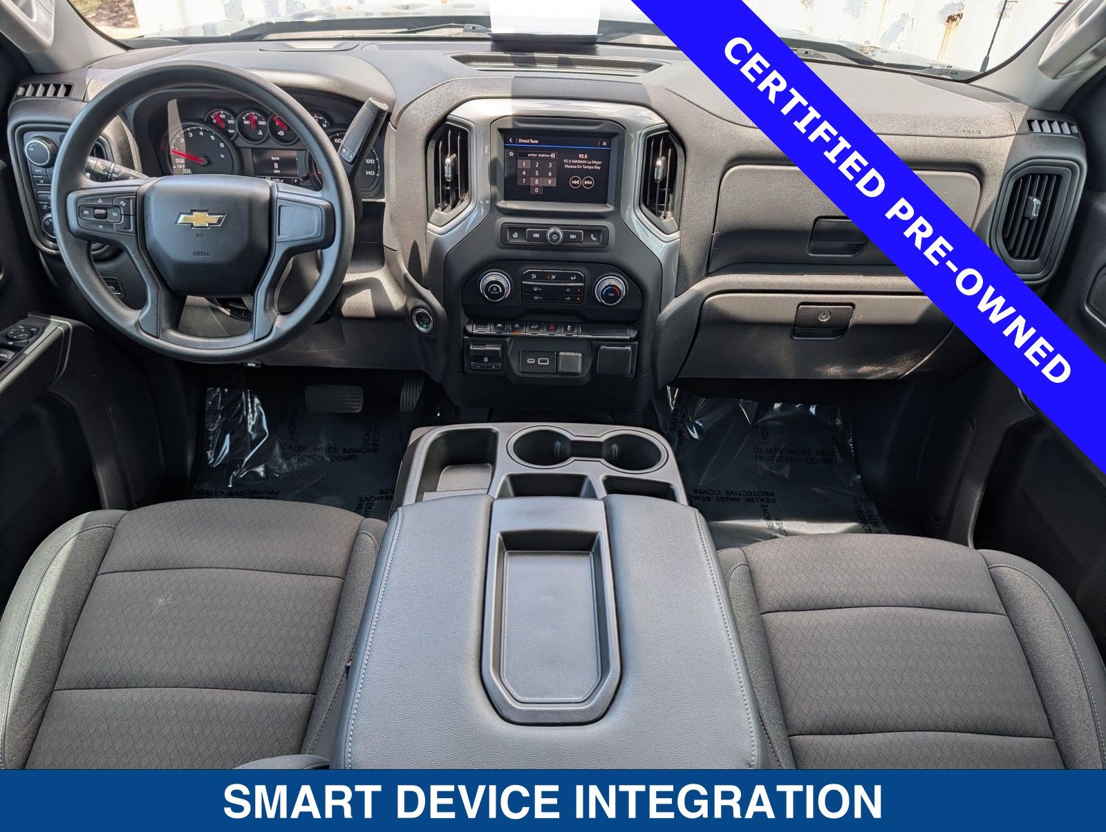 Used 2024 Chevrolet Silverado 1500 Custom w/ Turbomax Blackout Package AWD/4WD image 17