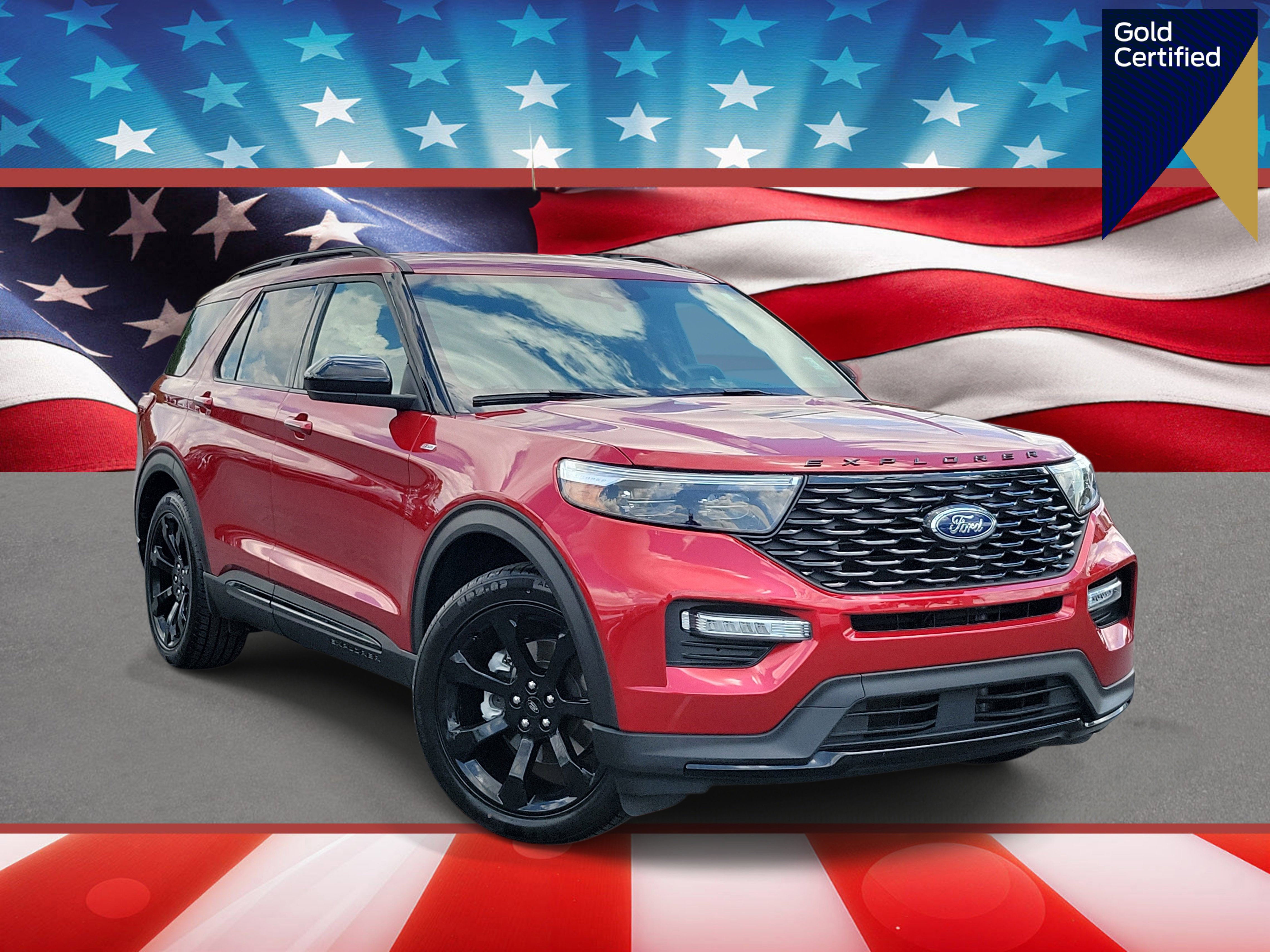 Certified 2024 Ford Explorer ST-Line w/ Class IV Trailer Tow Package