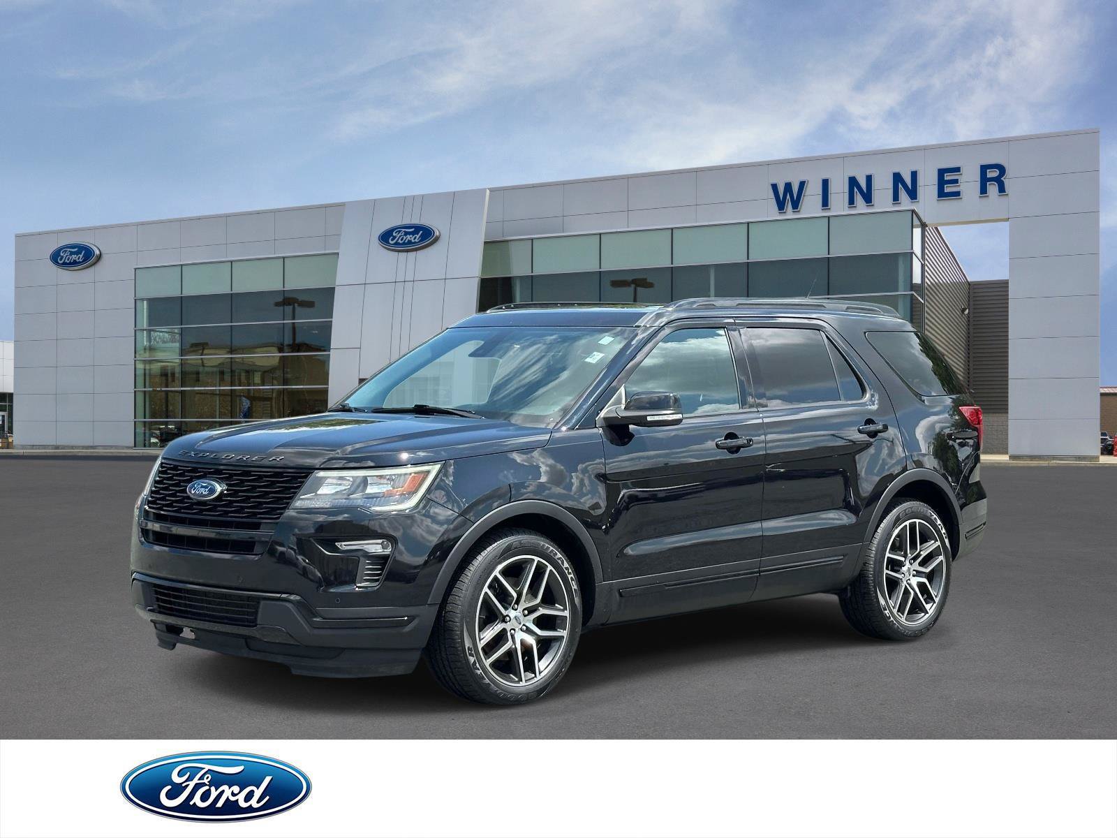 Certified 2019 Ford Explorer Sport w/ Ford Safe & Smart Package