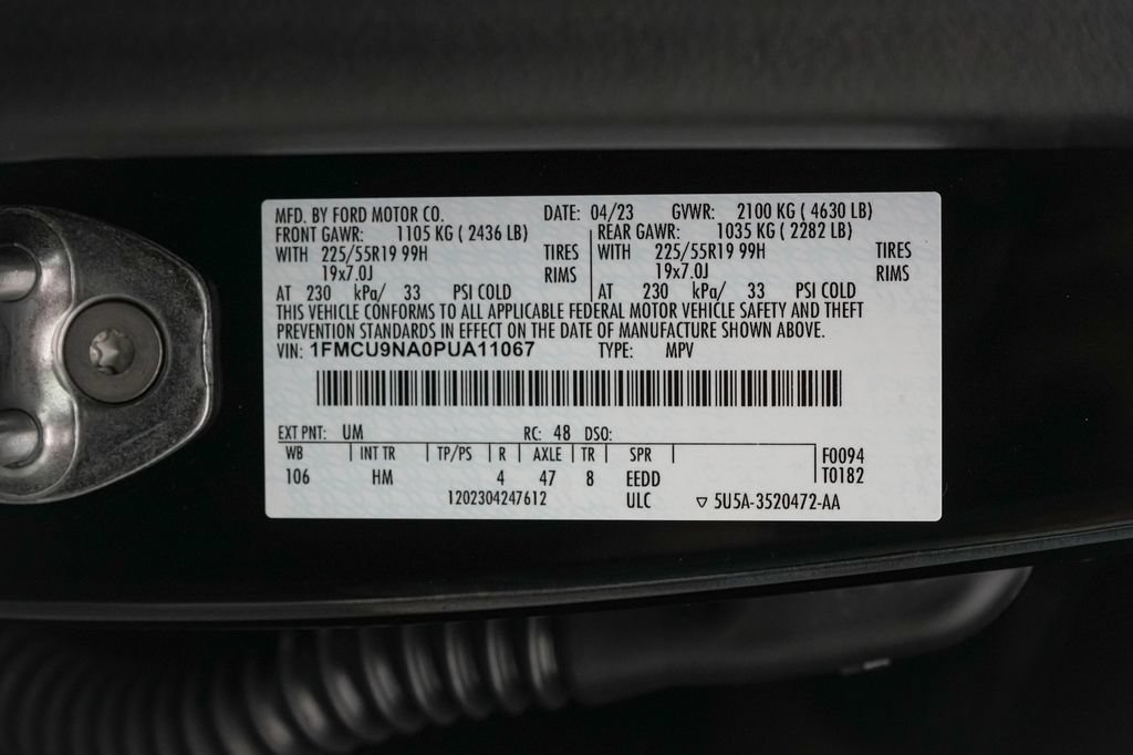 Certified 2023 Ford Escape ST-Line Select w/ Tech Pack #2 AWD/4WD image 29