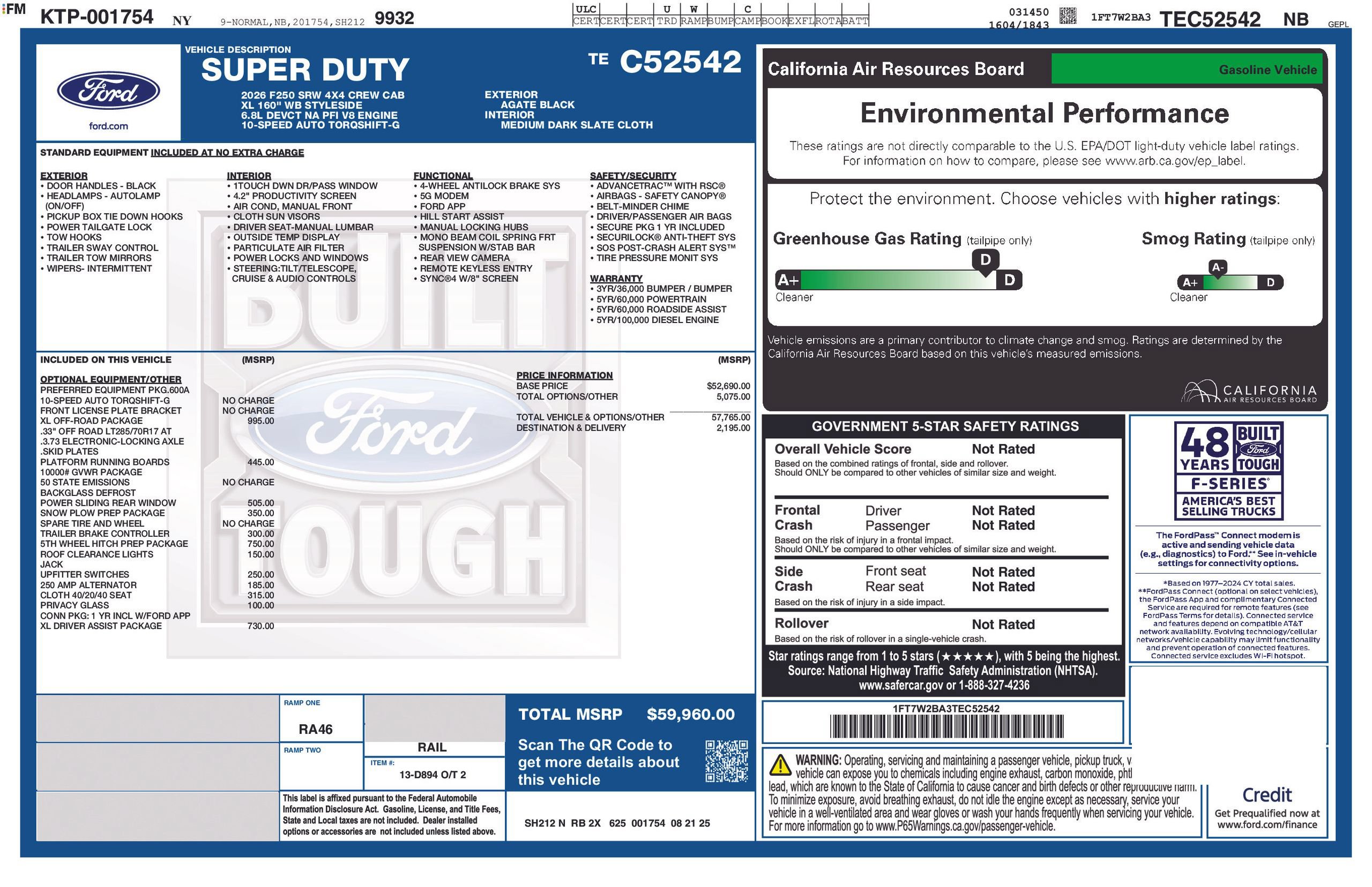 Certified 2026 Ford F250 XL w/ XL Off-Road Package AWD/4WD image 3