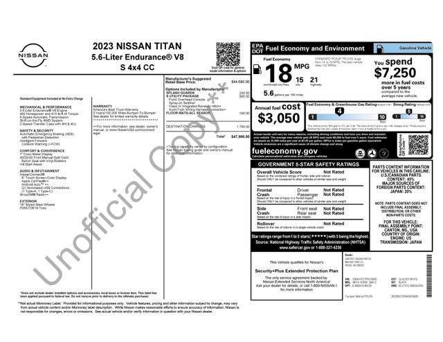 Used 2023 Nissan Titan S w/ S Utility Package image 34