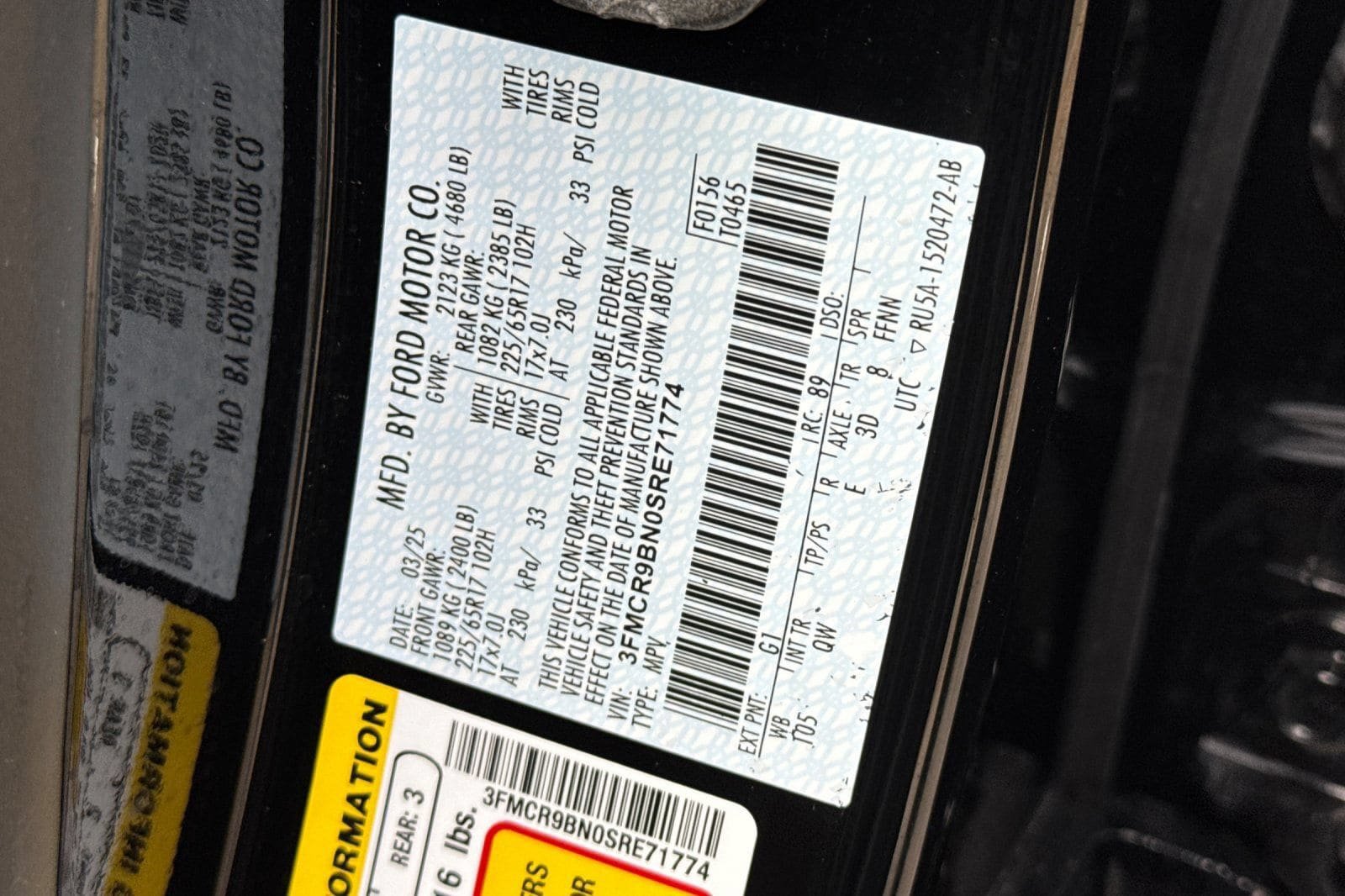 Certified 2025 Ford Bronco Sport Big Bend AWD/4WD image 33