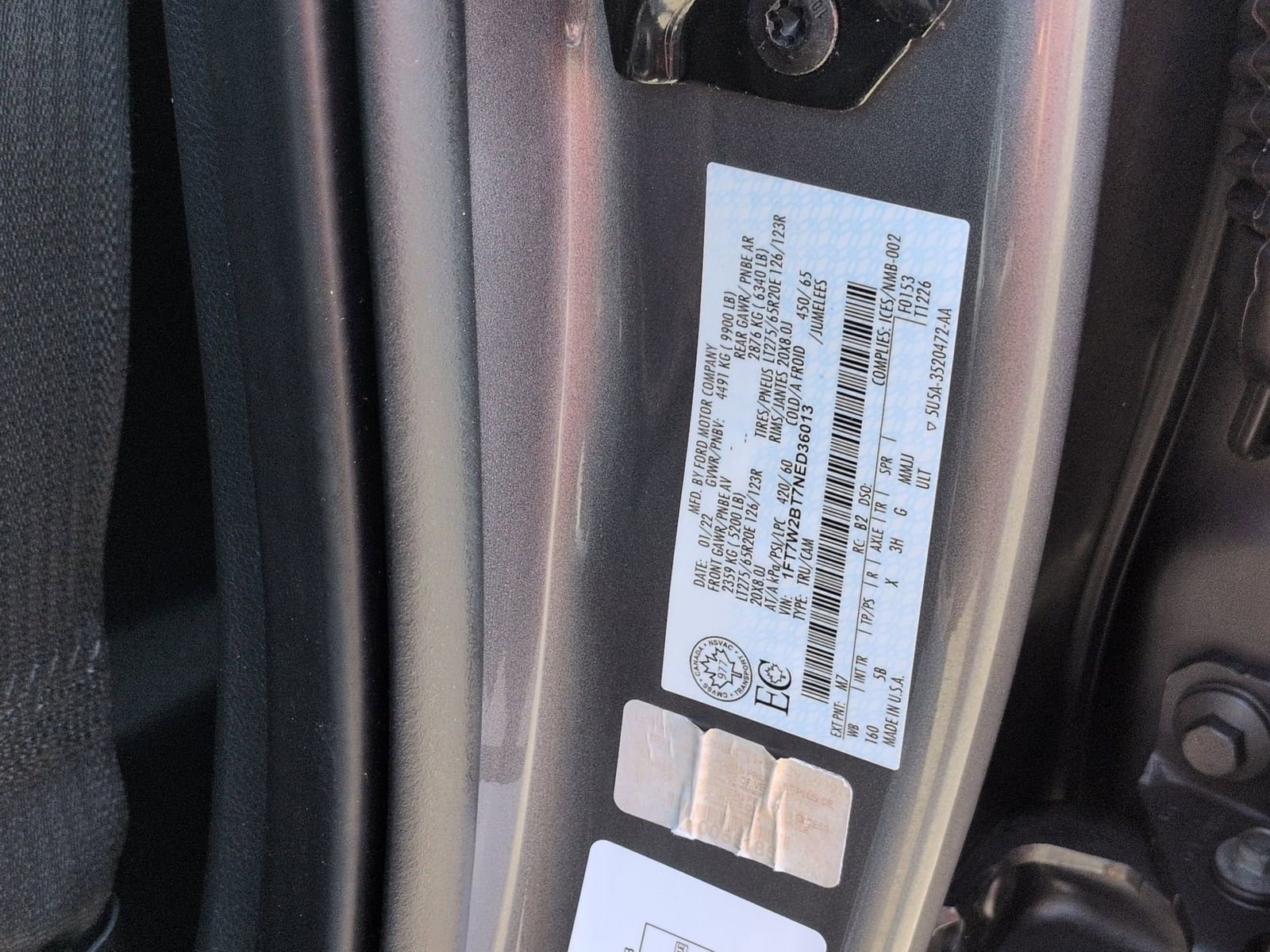 Certified 2022 Ford F250 Lariat w/ Black Appearance Package image 43