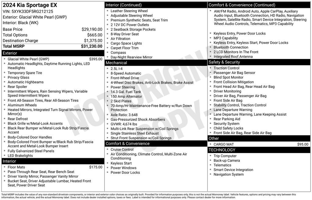 Used 2024 Kia Sportage EX image 3
