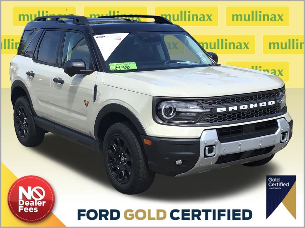 Certified 2025 Ford Bronco Sport Badlands w/ Badlands Tech Package AWD/4WD 360° Tour