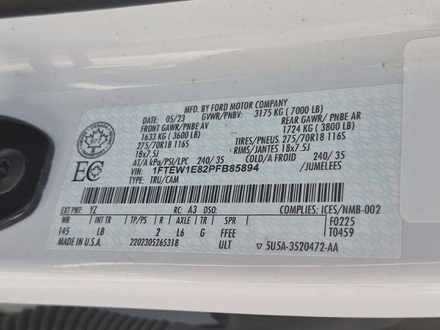Certified 2023 Ford F150 Tremor AWD/4WD image 33