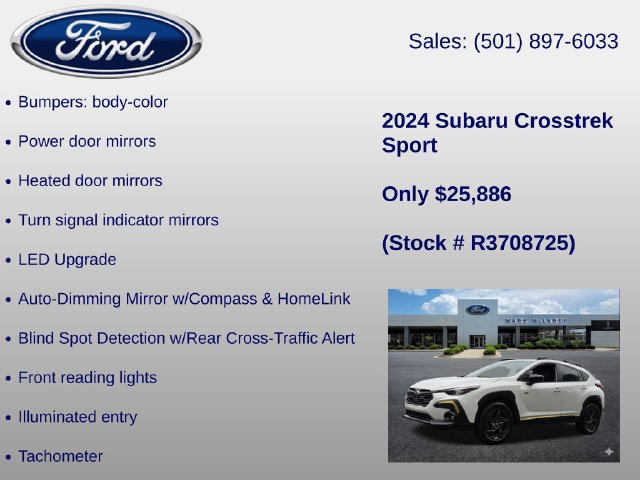 Used 2024 Subaru Crosstrek 2.5i Sport w/ Crosstrek Mirror Package AWD/4WD image 32