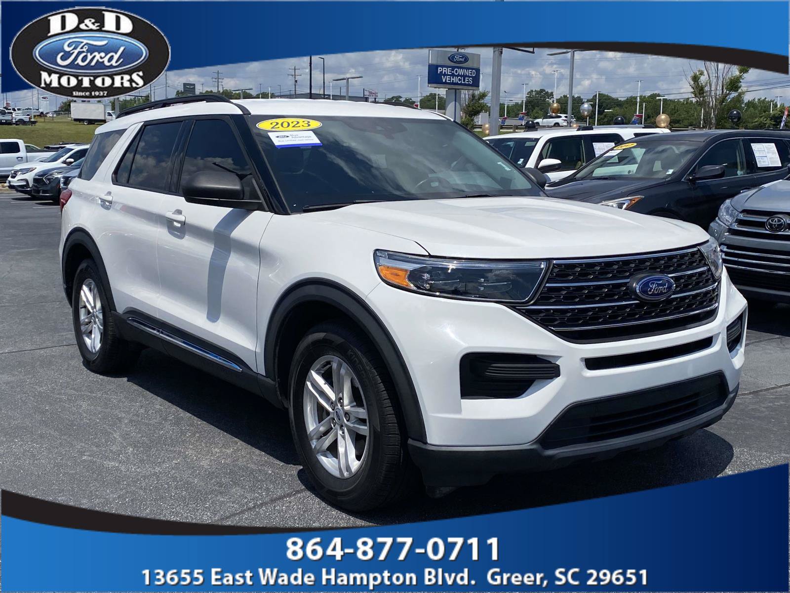 Certified 2023 Ford Explorer XLT RWD image 1