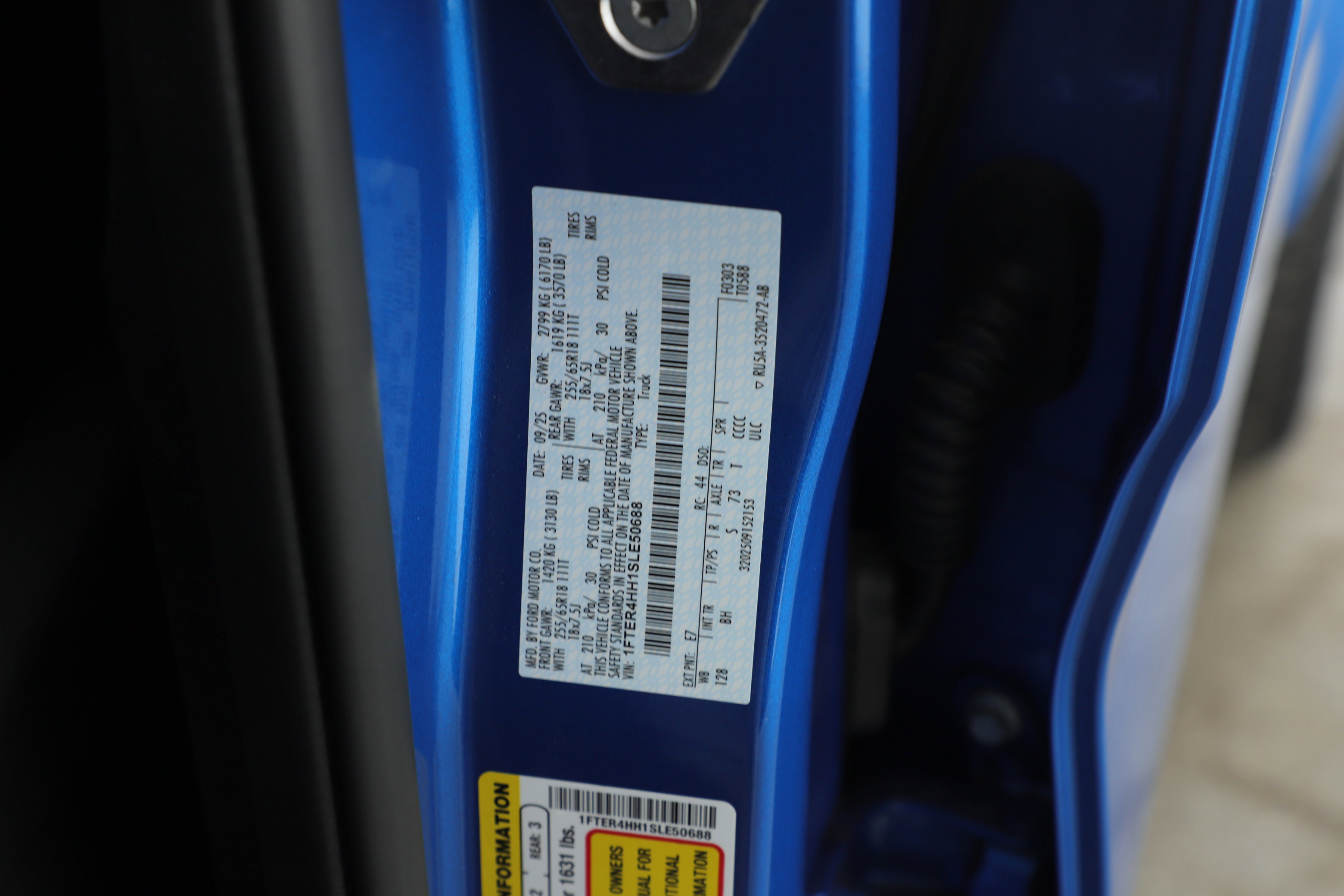 Certified 2025 Ford Ranger XLT w/ Equipment Group 301A High image 8