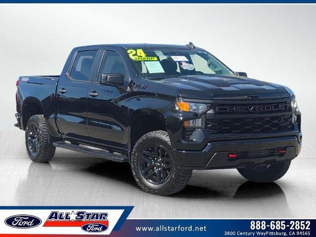 Used 2024 Chevrolet Silverado 1500 Custom Trail Boss w/ LPO, Dark Essentials Package
