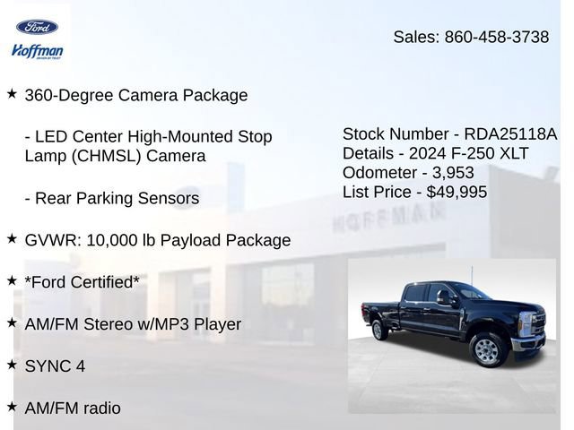 Certified 2024 Ford F250 XLT w/ 360-Degree Camera Package image 11