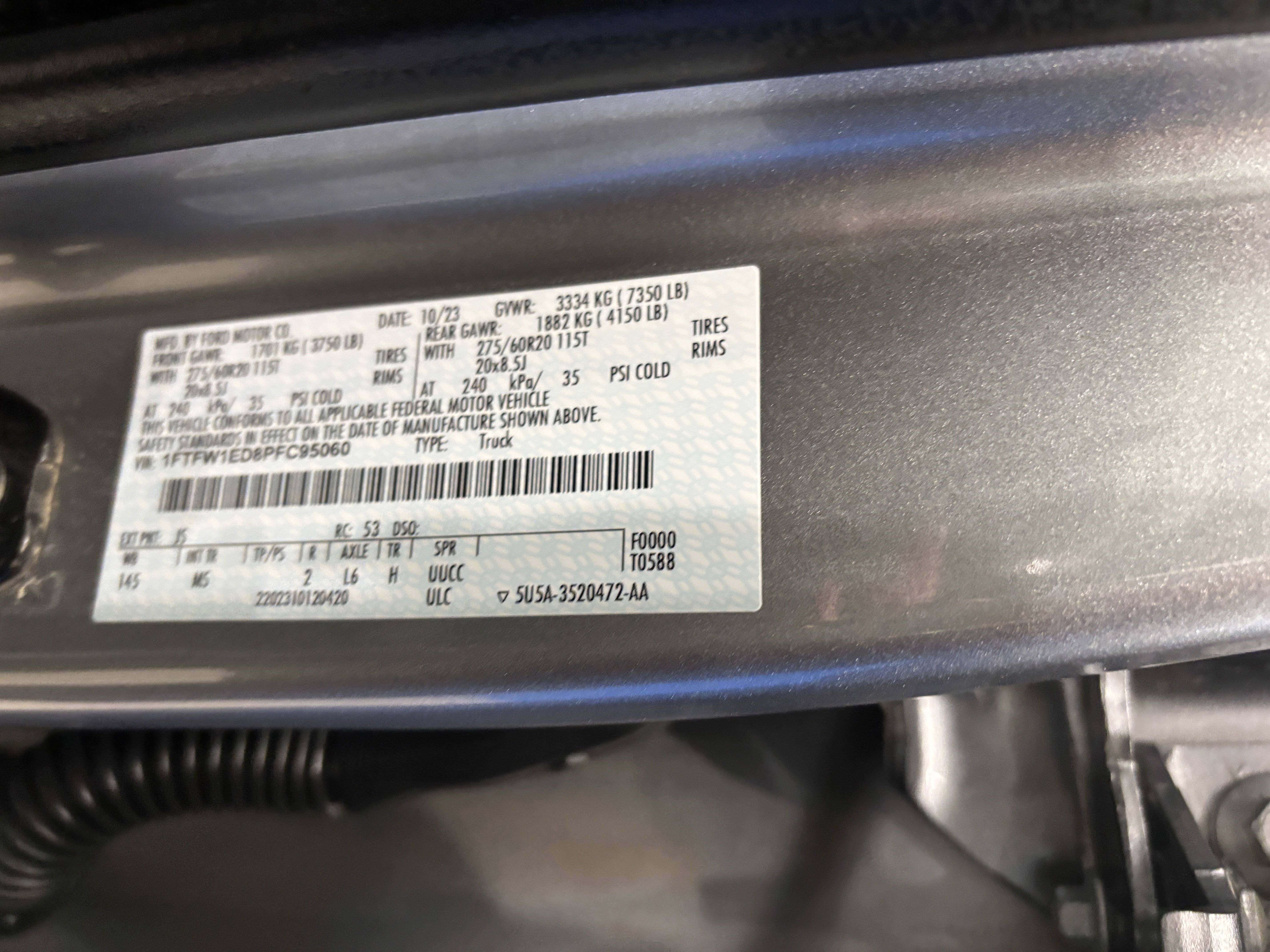 Certified 2023 Ford F150 XLT w/ Equipment Group 302A High image 23