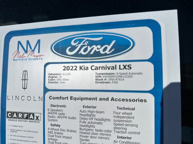 Used 2022 Kia Carnival LX image 32