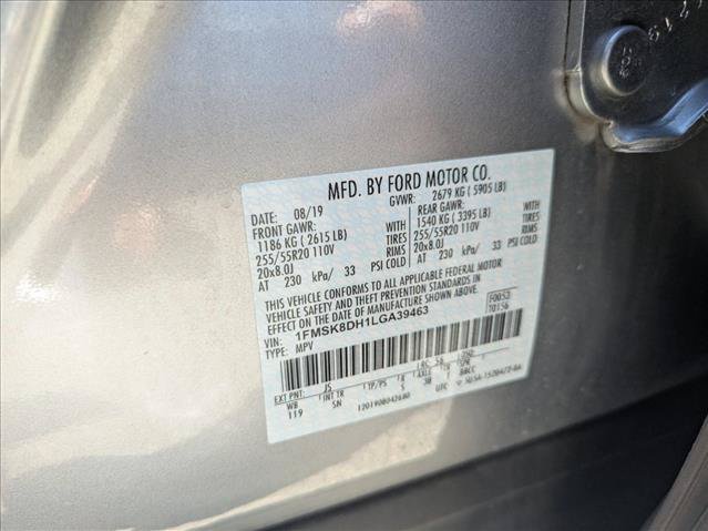 Certified 2020 Ford Explorer XLT w/ Equipment Group 202A AWD/4WD image 17