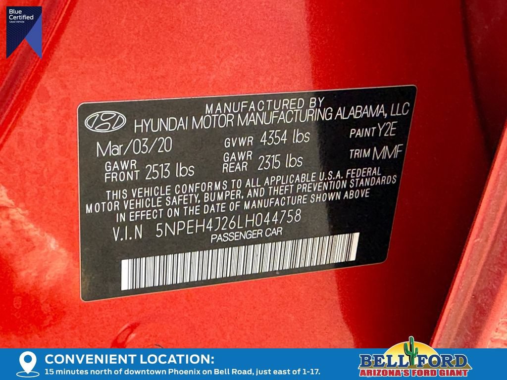 Used 2020 Hyundai Sonata Limited FWD image 33