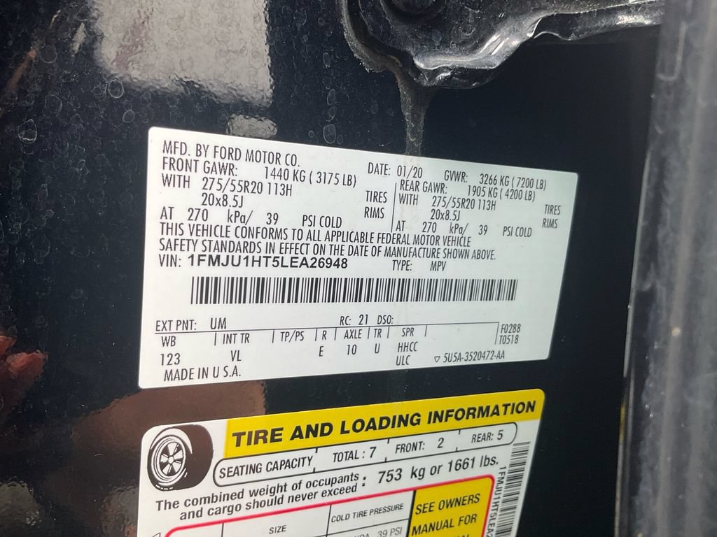 Certified 2020 Ford Expedition XLT w/ Equipment Group 202A RWD image 25