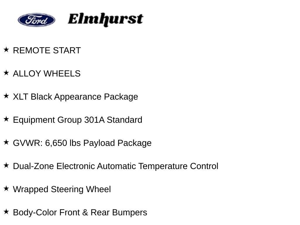 Certified 2025 Ford F150 XLT w/ Equipment Group 301A Standard AWD/4WD image 9