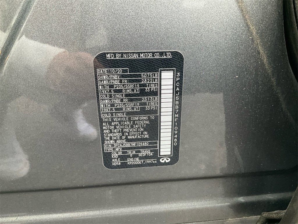 Used 2021 INFINITI QX50 Luxe image 18