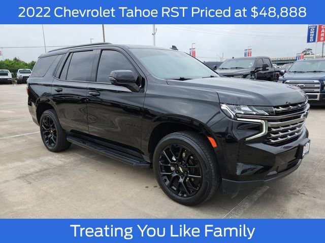 Used 2022 Chevrolet Tahoe RST w/ Luxury Package RWD image 1