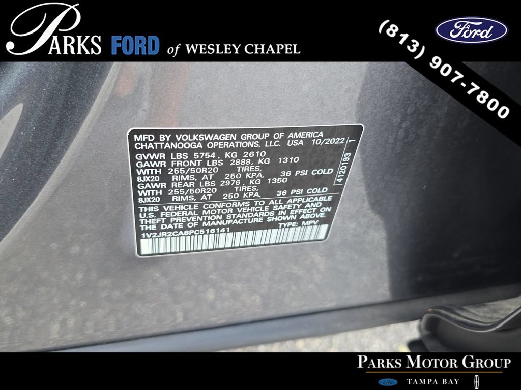 Used 2023 Volkswagen Atlas SE w/ Panoramic Sunroof Package FWD image 35