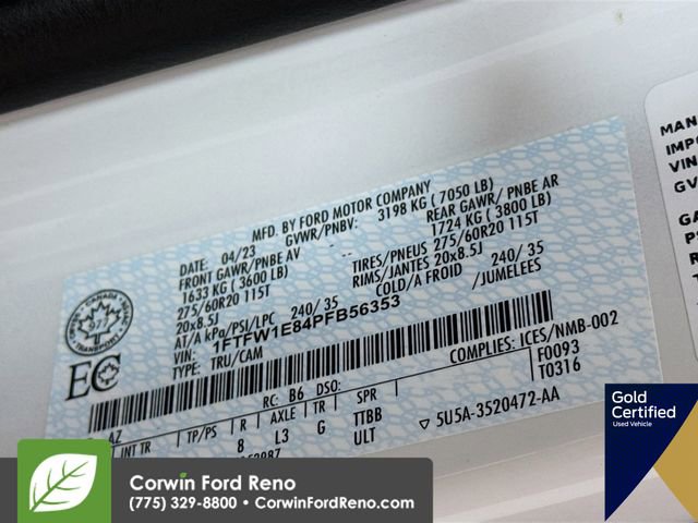 Certified 2023 Ford F150 Platinum w/ FX4 Off-Road Package image 36