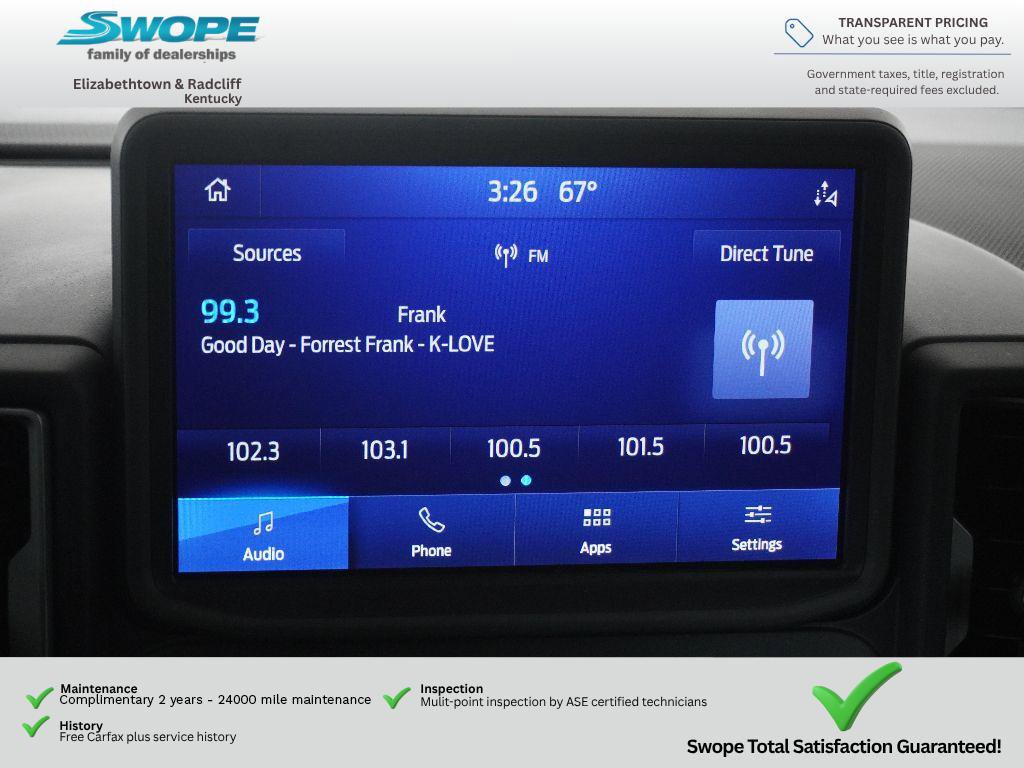 Certified 2023 Ford Bronco Sport Big Bend w/ Convenience Package AWD/4WD image 25