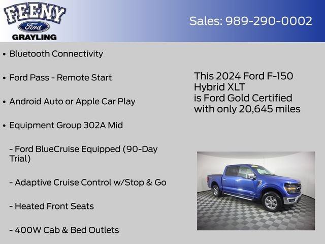 Certified 2024 Ford F150 XLT w/ Equipment Group 302A MID AWD/4WD image 9