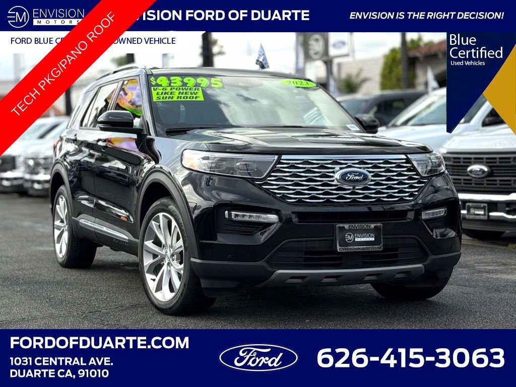 Certified 2023 Ford Explorer Platinum w/ Technology Package AWD/4WD image 1
