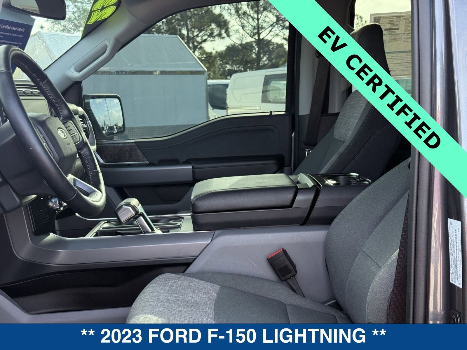 Certified 2023 Ford F150 Lightning XLT w/ Equipment Group 312A High image 19