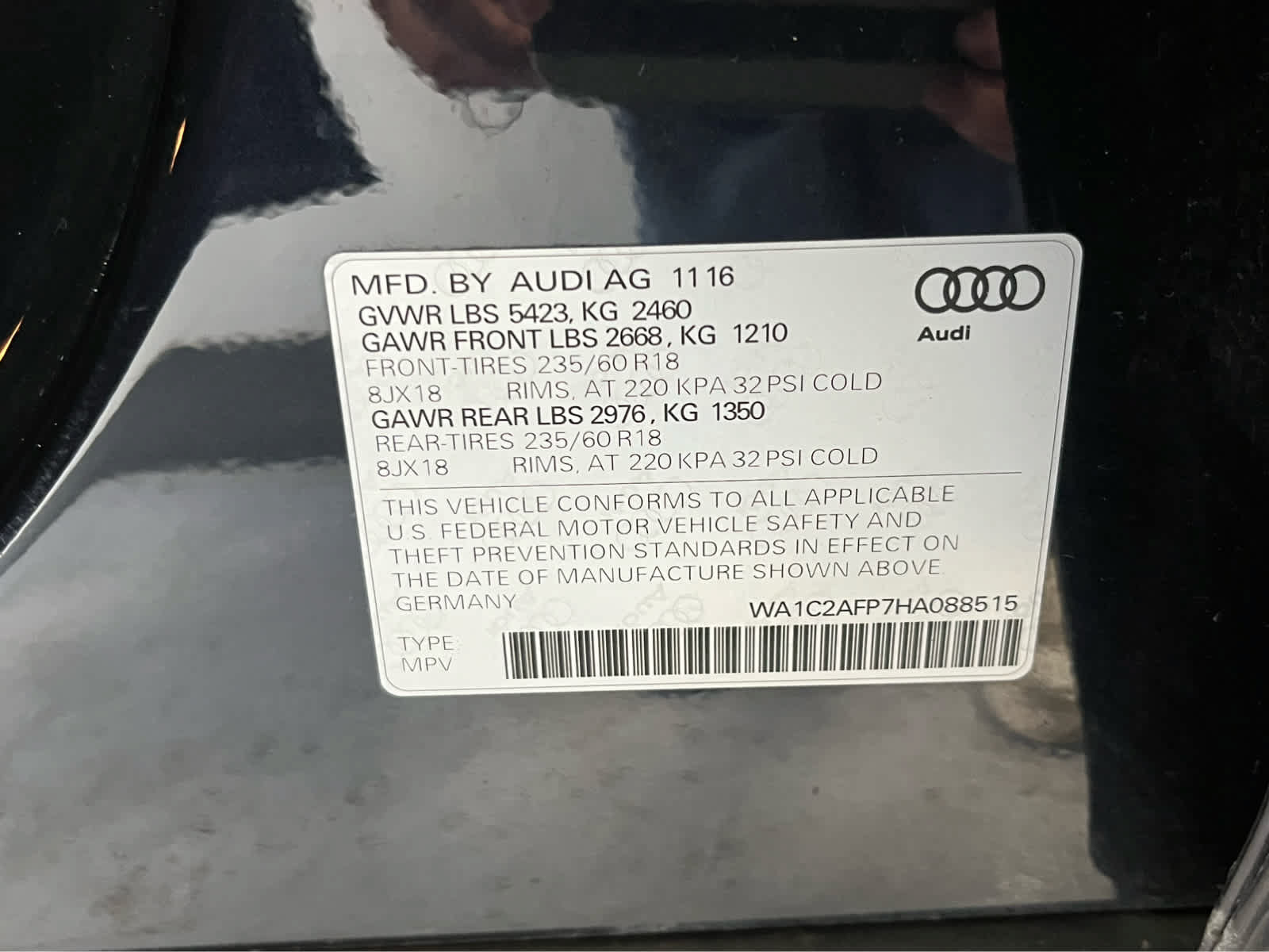Used 2017 Audi Q5 2.0T Premium w/ Audi MMI Navigation Plus AWD/4WD image 15